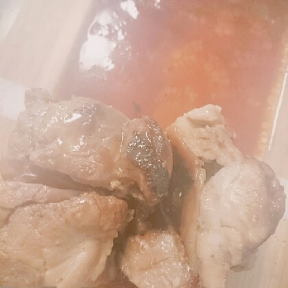 鶏もも肉で作りました。とても美味しかったです。ごちそうさまでした。